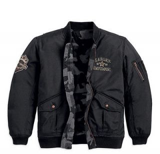 harley davidson military jacket in Coats & Jackets