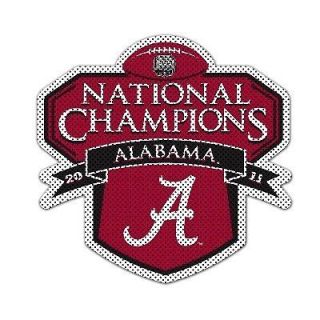 Alabama Crimson Tide National Championship Window Film / Decal