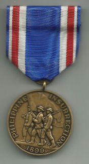 PHILIPPINE INSURRECTION(C​ONGRESSIONAL) MEDAL 1899
