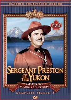 Sergeant Preston of the Yukon   Season 2 DVD, 2009, 4 Disc Set