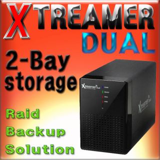 XTREAMER Dual 3.5 RAID External Storage 2 BAY 4TB MAX