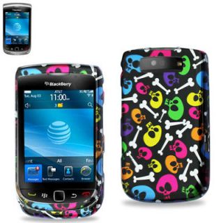 Colorful Skull Design Cover Hard Case Blackberry Torch 9800 9810 Phone 