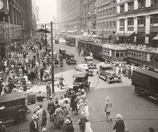 Chicago State Street 1920s downtown large photo picture