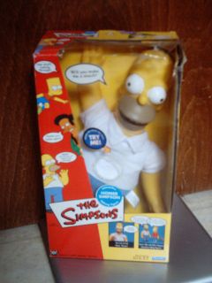 Homer Simpson Talking Dancing Santa Christmas Doll   See the Pictures