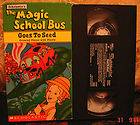 SCHOLASTIC The Magic School Bus GOES TO SEED Vhs RARE~Educational 