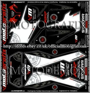   09 Motografix Rear / Front Fairing Number Board 3D Gel Protector Kit
