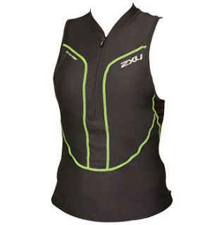 Ladies 2XU Endurance Singlet WT1114a chr/ch​r Duathlon / Triathlon