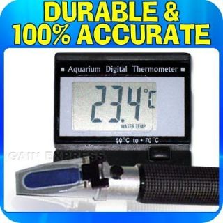 Salinity Refractometer x1 + Thermometer x1 , Aquarium