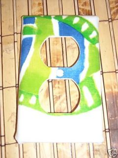 Outlet Cover Made/W Pottery Barn kids Bermuda Fish