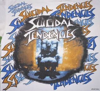   TENDENCIES Vintage Concert SHIRT 90s TOUR T RARE ORIGINAL 1992 ST