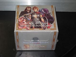   DUNGEONS & DRAGONS FANTASY COLLECTOR FACTORY SEALED BOX AD&D GREY