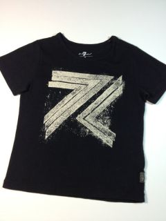 Seven 7 For All Mankind Kids Boy or Girl T Shirt Top NWT Black