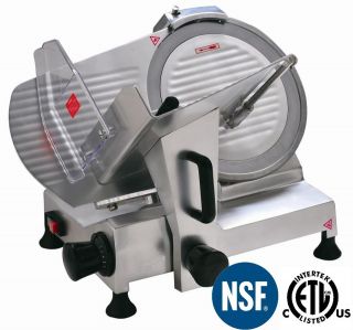   Meat Slicer 12 Blade Commercial Deli Meat Cheese Food Slicer HBS 300