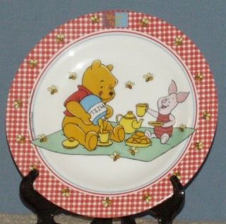 WINNIE THE POOH ARCOPAL FRANCE DISNEY BOWL AND PLATE