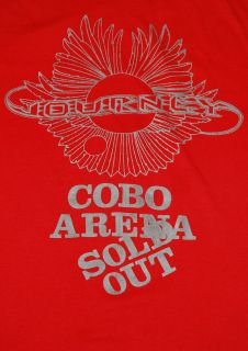 VINTAGE JOURNEY COBO ARENA SOLD OUT T  SHIRT 1980S M ORIGINAL