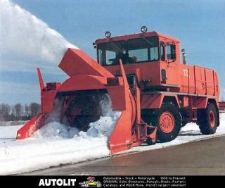 1989 RPM Tech P5000 Snowblower Truck Brochure Canada