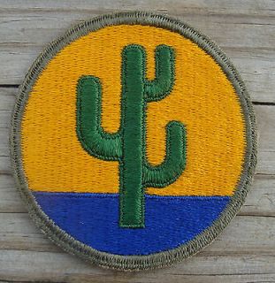 WWII US 103RD DIVISION INFANTRY PATCH ORIGINAL ITEM