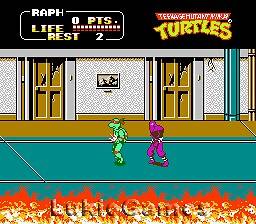 TEENAGE MUTANT NINJA TURTLES II 2   NES Nintendo TMNT