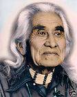 CHIEF DAN GEORGE NATIVE AMERICAN INDIAN 8x10 HAND COLOR TINTED 