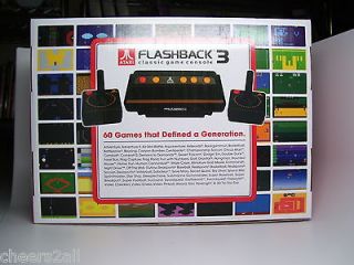 NEW IN BOX ATARI FLASHBACK 3 GAME CONSOLE WITH 60 BUILT IN GAMES