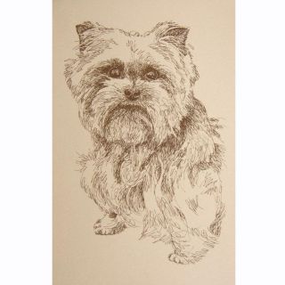 Yorkshire Terrier Lithograph Signed by Stephen Kline Sketch 2