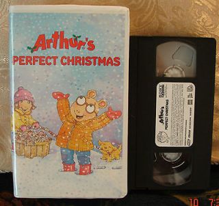 Arthurs Perfect Christmas Vhs Video Clamshell Case Very Good Low 