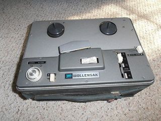 Vintage 3M Wollensak Reel to Reel Magnetic Tape Recorder