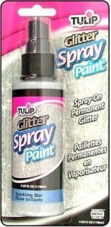 Tulip Fabric Glitter Spray Paint 4 oz.  Sparkling Star