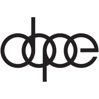 2x DOPE Audi A4 S4 A6 RS4 Vinyl Decal Car Window Sticker Funny Pick 