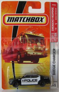 2009 Matchbox # 61 Dodge Charger Hummelstown Borough Police