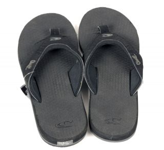 NEW DISPLAY ONEILL TRON BLACK FLIP FLOPS Mens Sandals