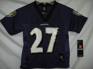   Rice Baltimore Ravens 2012 13 PURPLE NFL Kids Jersey Size 7 IRREGULAR