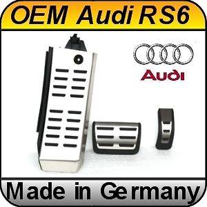 OEM Audi A6 S6 RS6 C6 Aluminium Sport Pedal and Dead Pedal