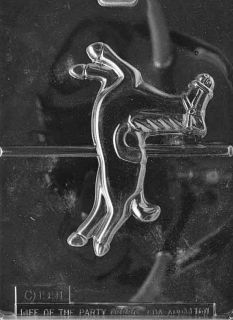   LARGE CAROUSEL HORSE Chocolate Candy Mold 6 1/4 x 4 1/8 x 5/8
