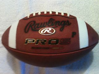Rawlings PRO5 (PRO5JRP) Junior Size Practice Leather Football, (Aired 