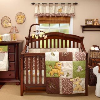 Lion King Go Wild 4 Piece Baby Crib Bedding Set by Disney Baby
