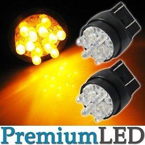   Amber 12 LED 7440 7443 Car Vehicle Front Turn Signal Lights Bulbs #A58