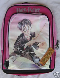 HARRY POTTER Adorable PINK Backpack New with Tags
