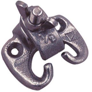 Awning Fitting Hookless Head Rod Clamp 3/8 Aluminum