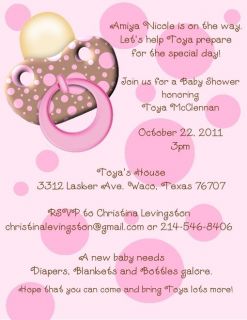 pink and brown baby shower in Baby Shower