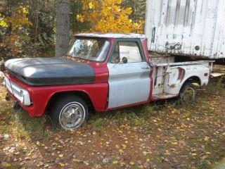 1964 Chevy pickup 8 stepside truck,rebuilt 6 cyl 250 motor,partial 