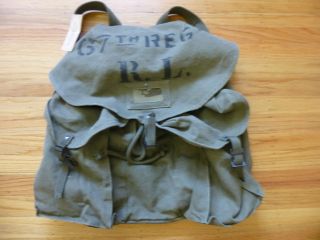 New Ralph Lauren Denim and Supply Oversize Green Combat Backpack Bag