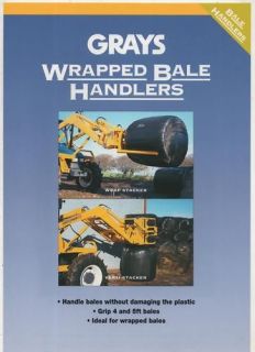 GRAYS WRAPPED BALE HANDLERS SALES SHEET