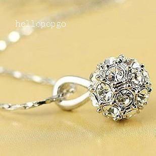swarovski crystal ball necklace in Necklaces & Pendants