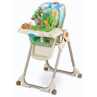 Fisher Price Rainforest Deluxe Baby High Chair NEW