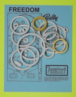 1976 Bally Freedom pinball rubber ring kit