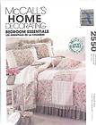   Sewing Pattern Bedroom Essentials 2550 Quilt Dust Ruffle Pillows