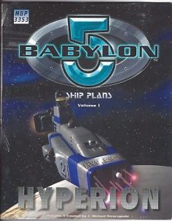 Babylon 5 Ship Plans Vol 1 & 2 Mongoose Pub. MGP3353/57