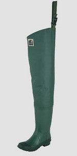 New Hodgman Bantam Weight 2 ply Rubber Hip Wader Waders Cleated Sole 