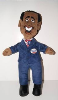 President Barack Obama Doll Figure Soft Plush Election Rare 2008 19 